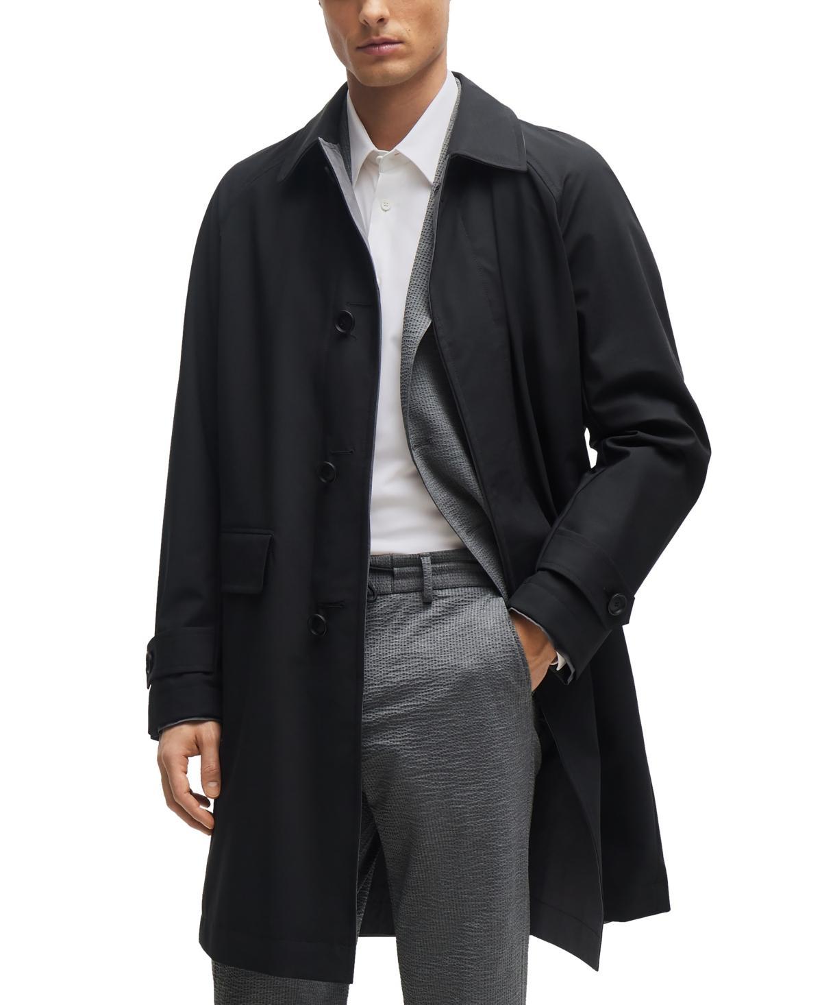 Mens Reversible Car Coat in Waterproof Performance-Stretch Material Product Image