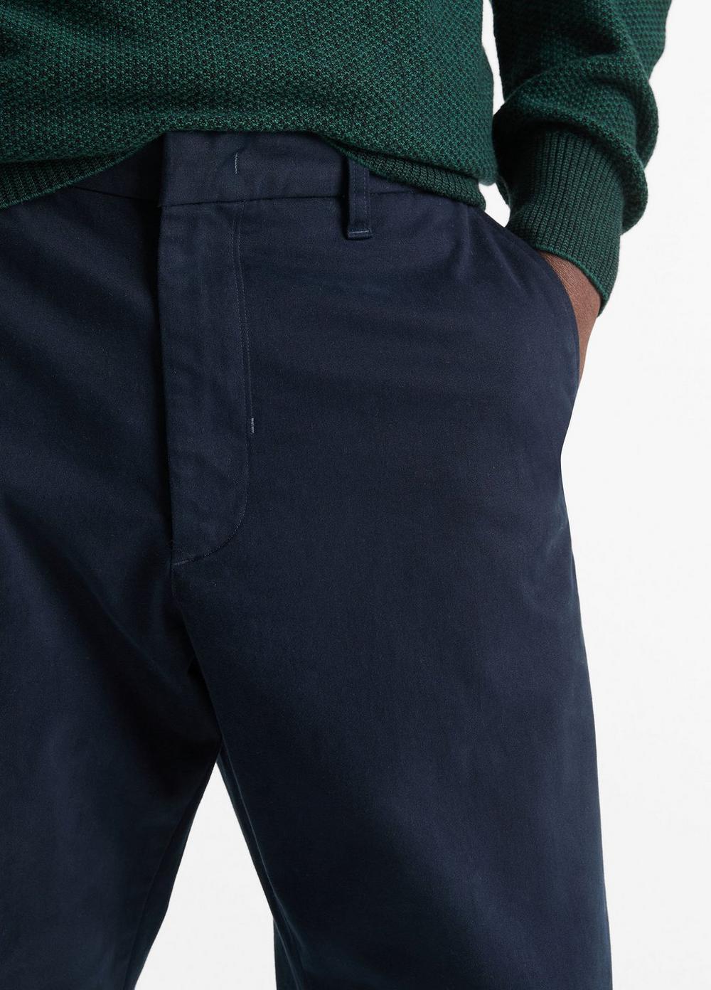 Louie Straight Peached Stretch-Cotton Pant Product Image