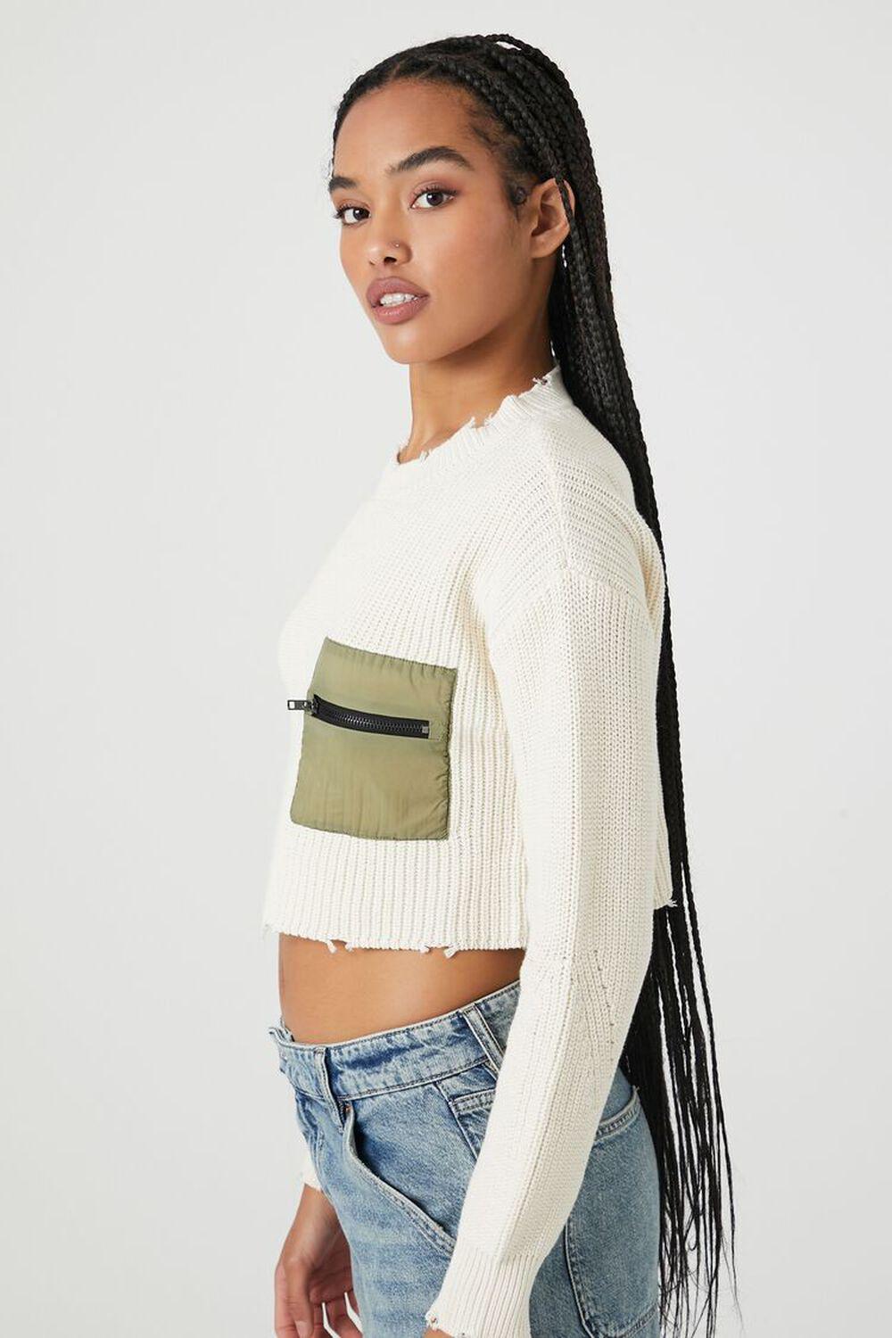 Distressed Cropped Sweater | Forever 21 Product Image