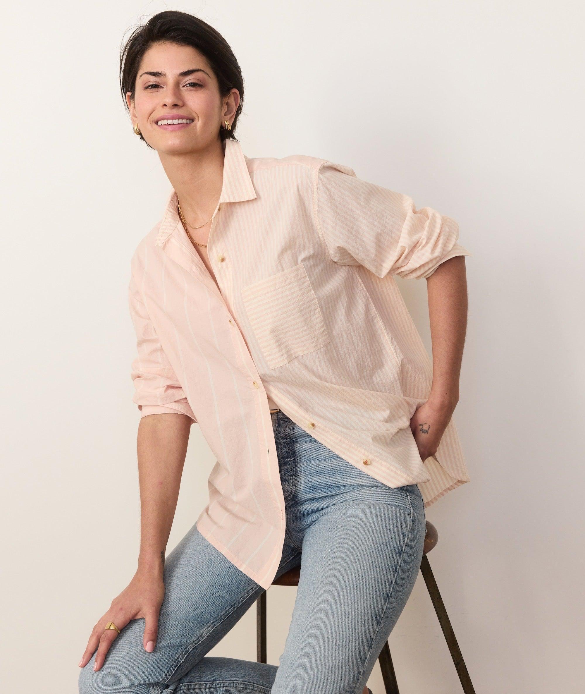 Jane Relaxed Shirt in Cali Poplin Product Image