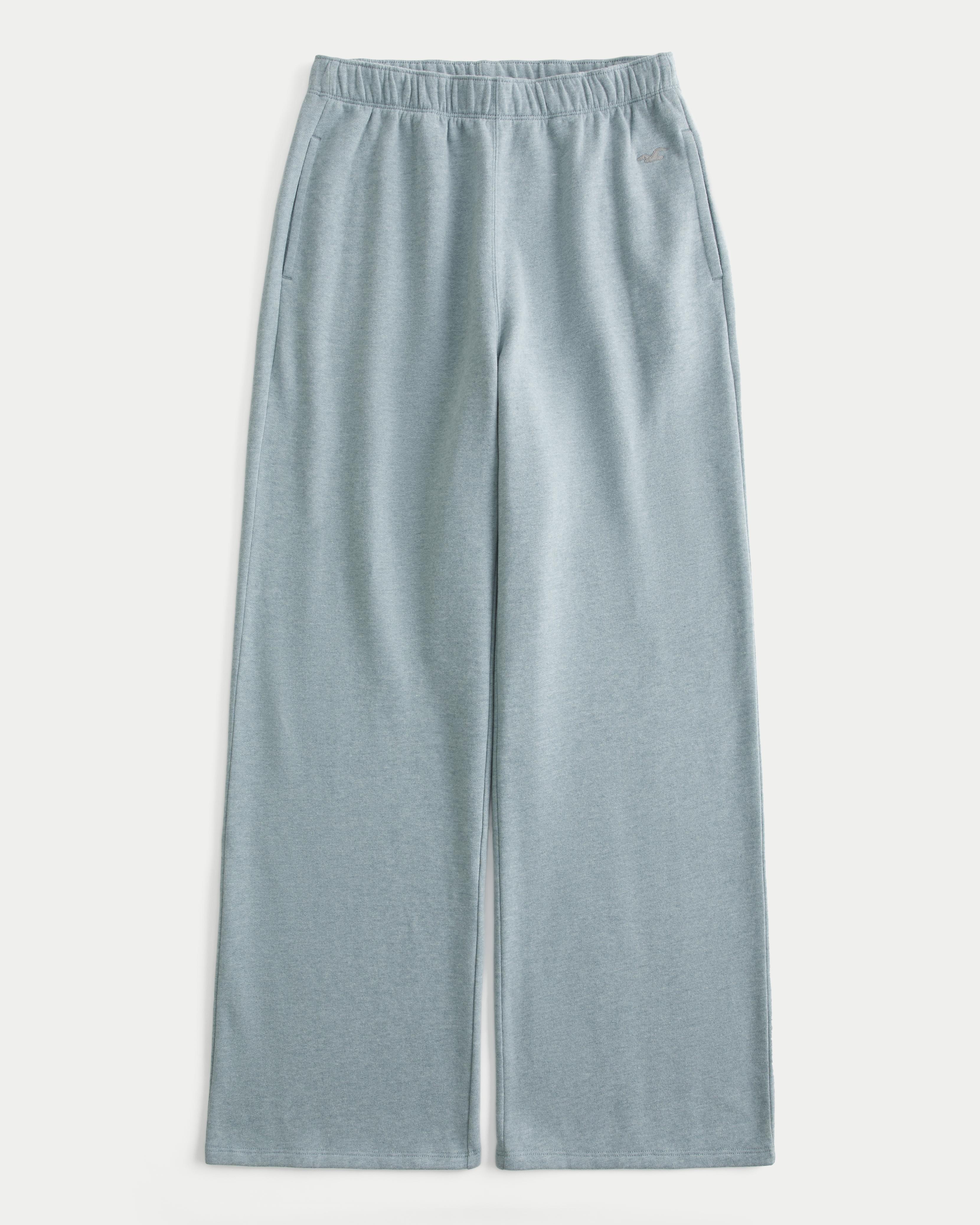 Hollister Feel Good Flece Ultra High-Rise Wide-Leg Pants Product Image