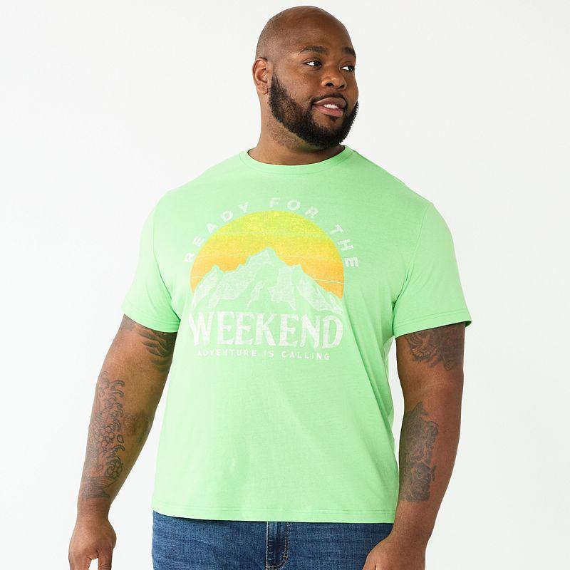 Big & Tall Ready for the Weekend Graphic Tee, Mens Product Image