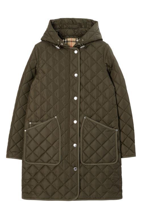 Womens Roxby Quilted Hooded Jacket Product Image