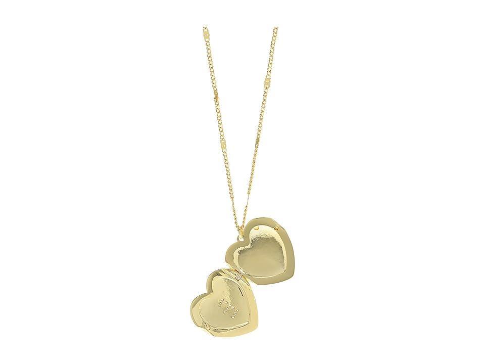 Kate Spade New York J Heart Locket (Clear Necklace Product Image