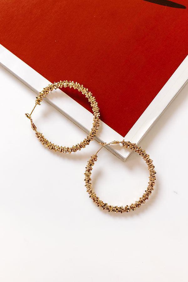 Full Of Glam Hoop Earrings Product Image