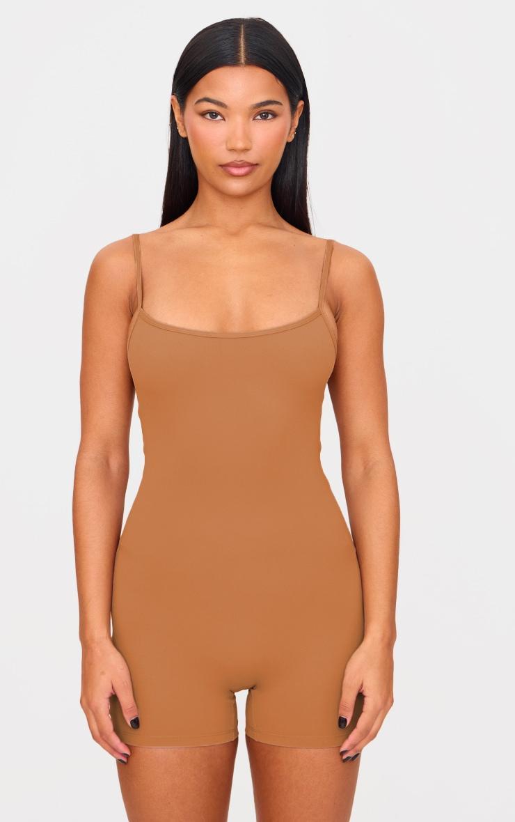 Clay Sculpt Sleeveless Short Unitard Product Image