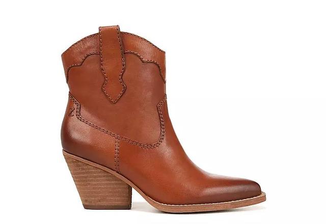 Zodiac Roslyn Leather Western Ankle Booties Product Image