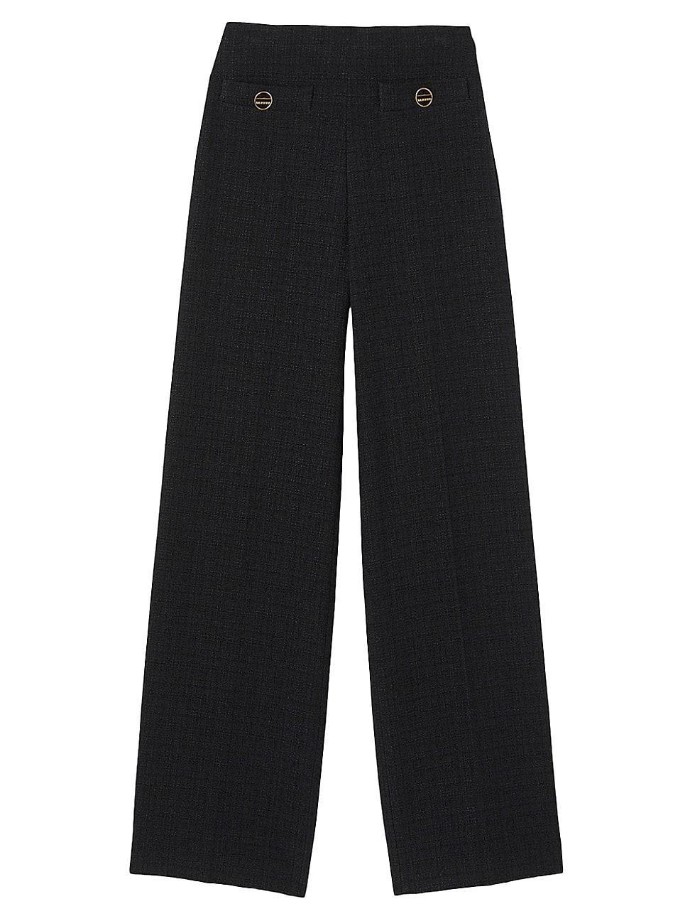 Womens Tweed Pants Product Image