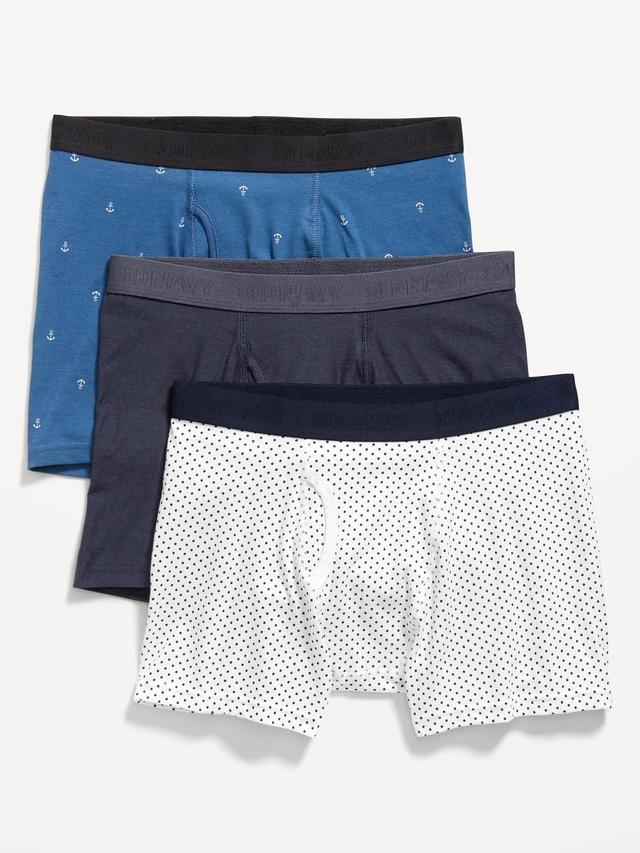 3-Pack Boxer Briefs for Men -- 4.5-inch inseam Product Image