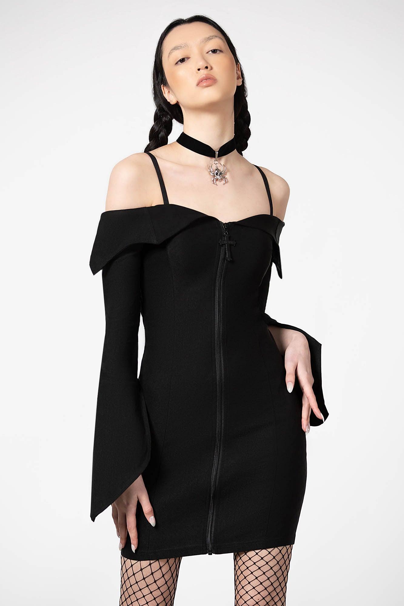 Demelza Bardot Zip Dress Female Product Image