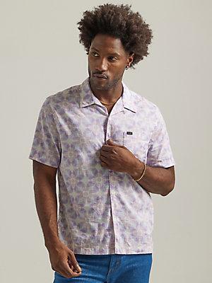 Men's Relaxed Fit Floral Resort Shirt | Men's Tops | Lee® Product Image