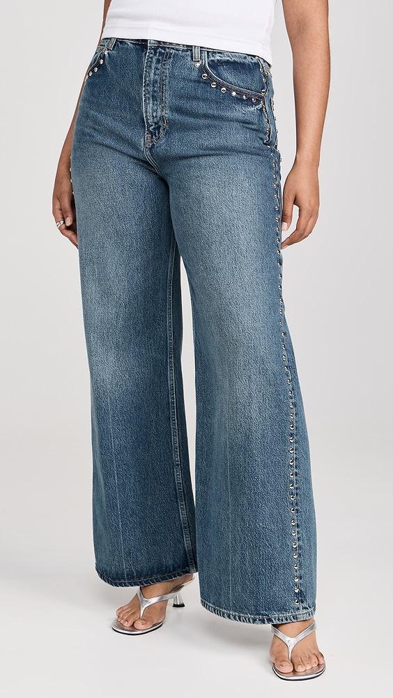 Reformation Cary High Rise Slouchy Wide Leg Jeans | Shopbop Product Image