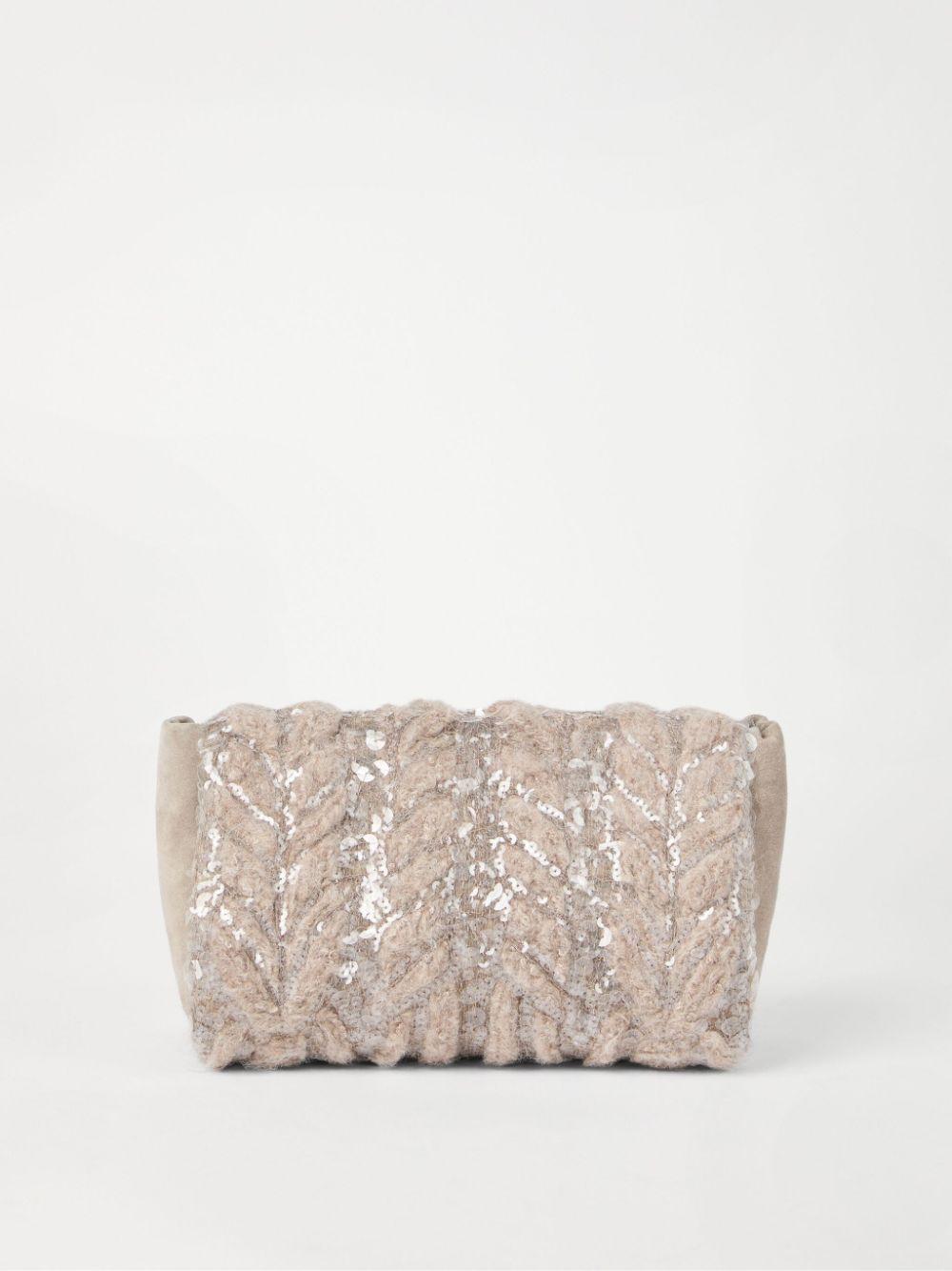 sequin-embellished clutch bag Product Image