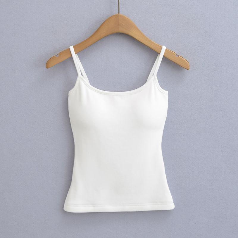 Plain Padded Slim-Fit Cami Top Product Image