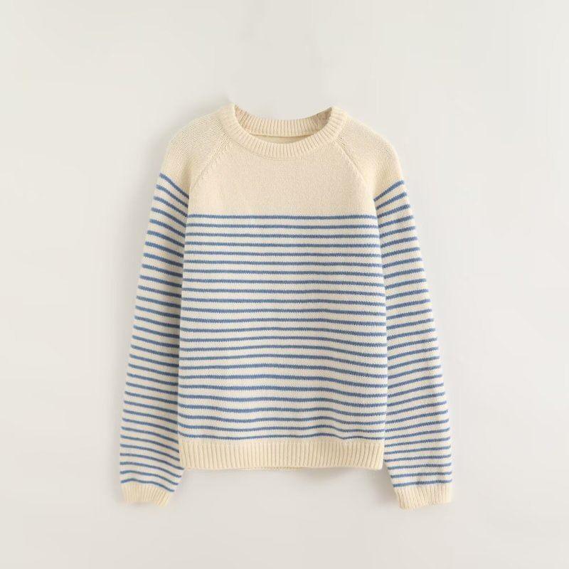 Crewneck Striped Sweater Product Image