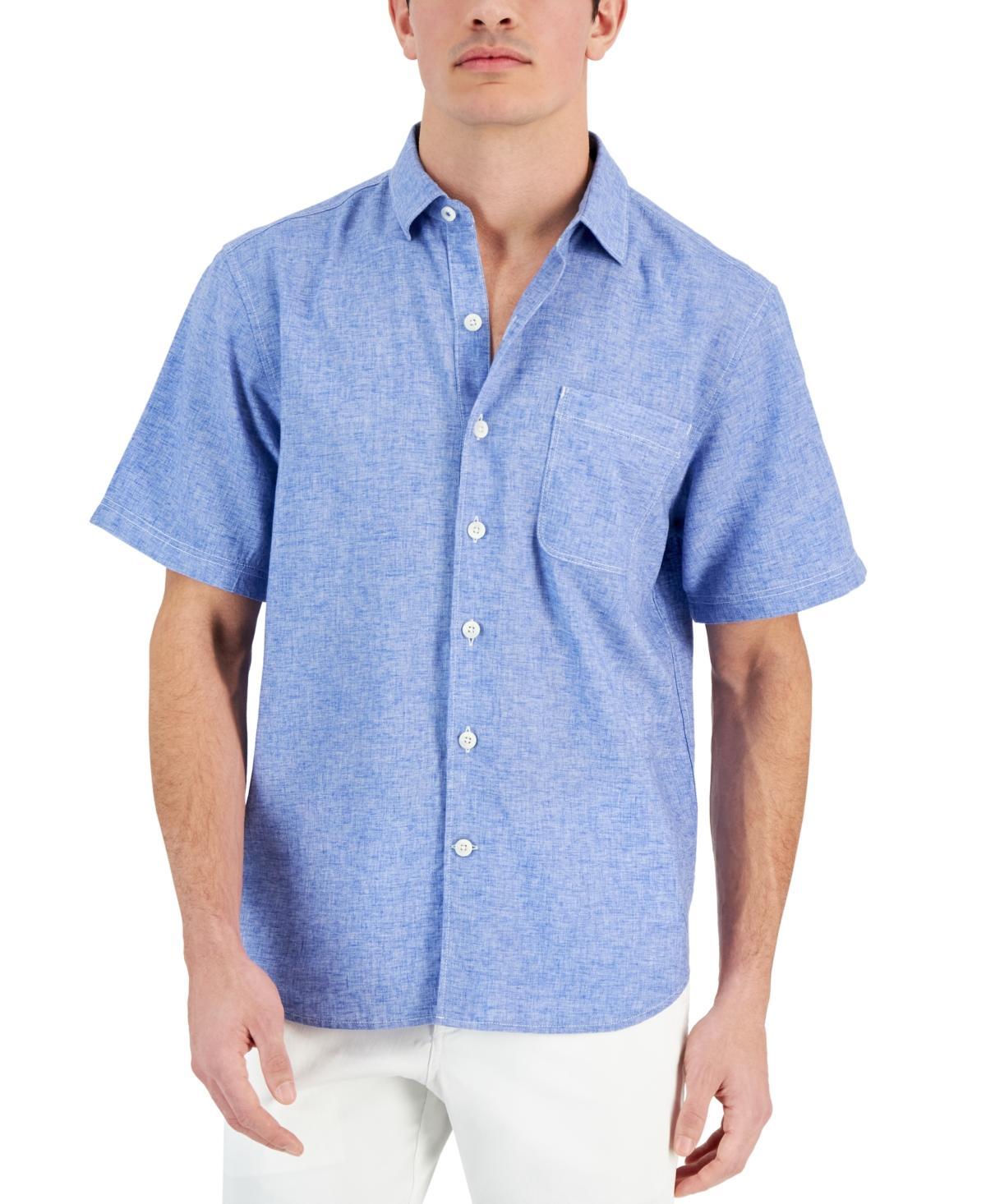 Tommy Bahama Mens Sand Desert Short-Sleeve Shirt Product Image