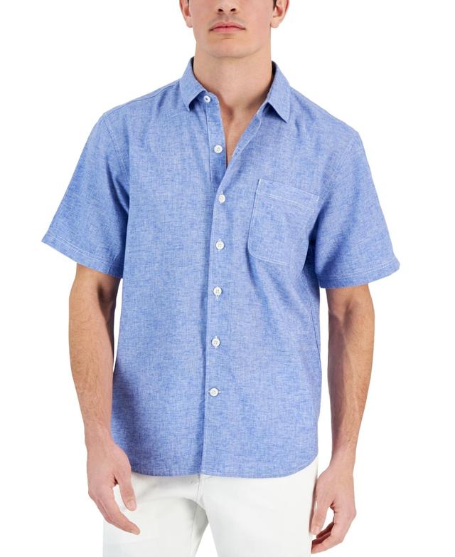 Tommy Bahama Mens Sand Desert Short-Sleeve Shirt Product Image