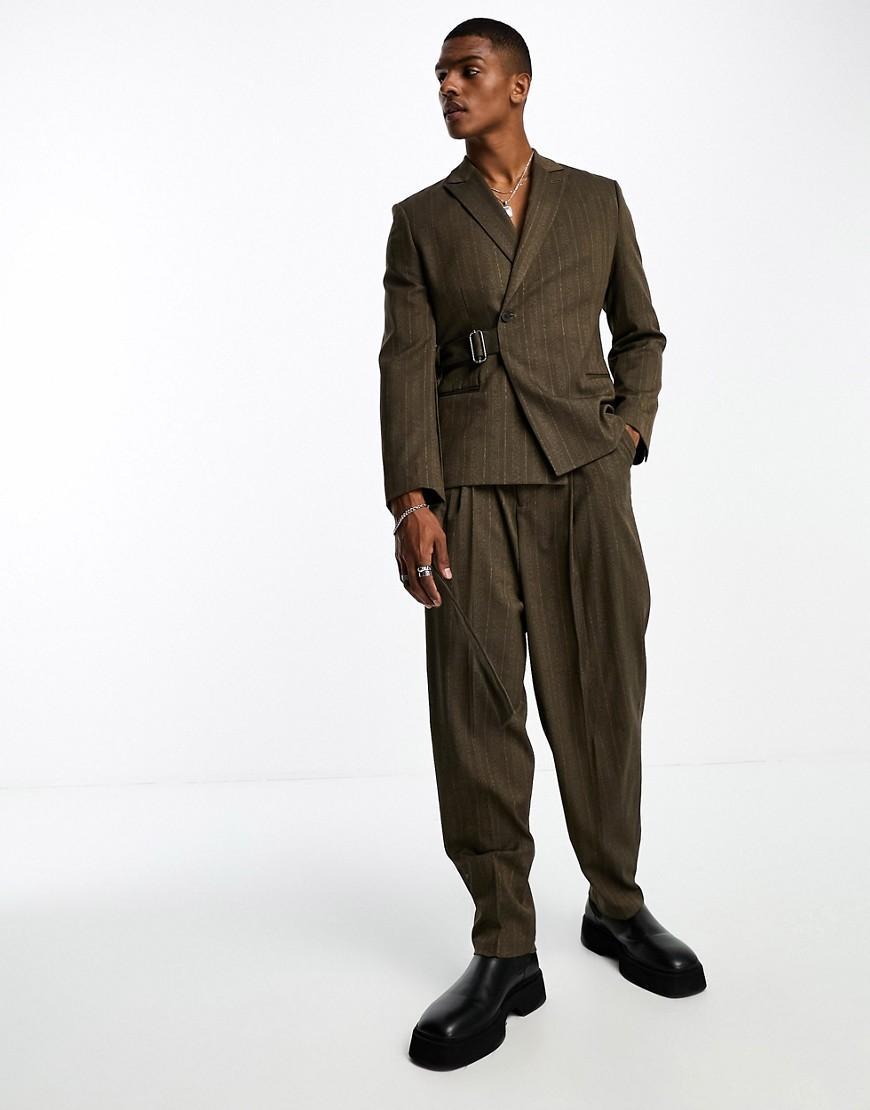 ASOS DESIGN balloon fit suit pants Product Image