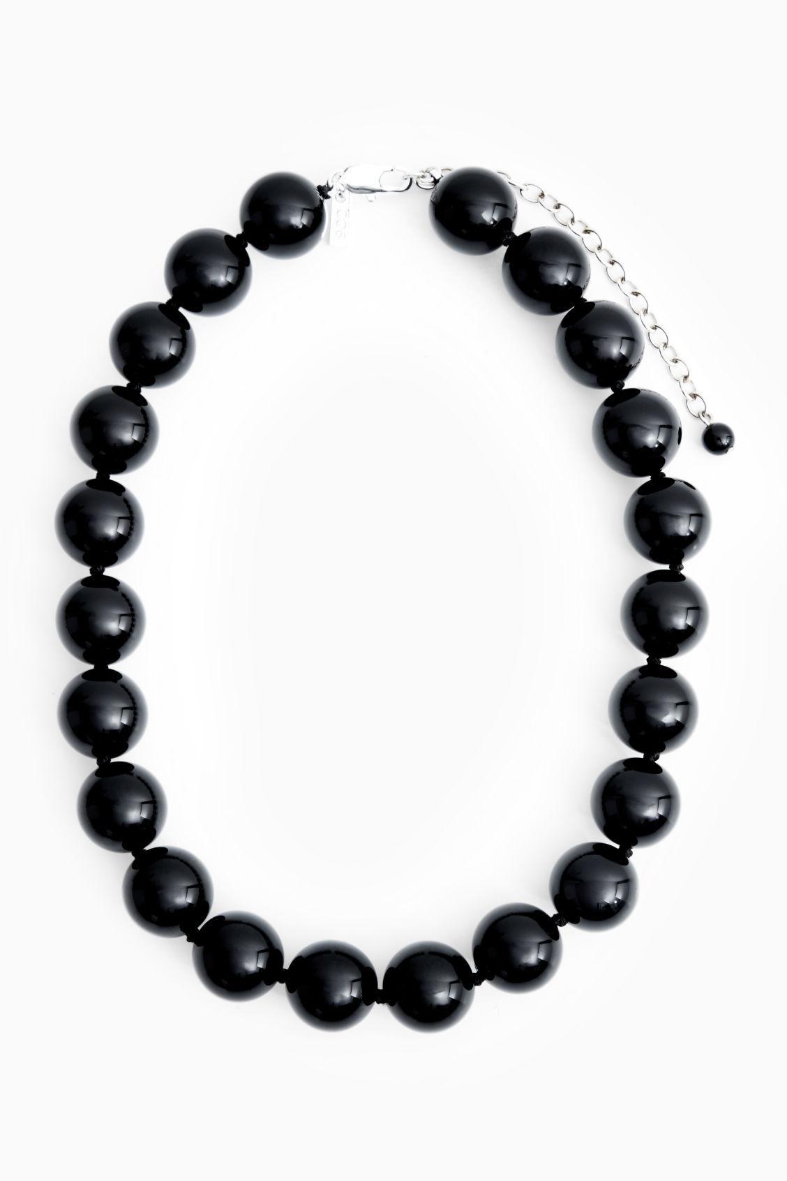 BEADED ONYX NECKLACE Product Image