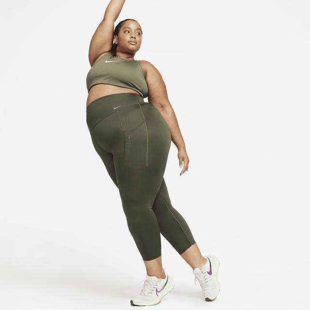 Nike Womens Go Firm-Support High-Waisted 7/8 Leggings with Pockets (Plus Size) Product Image