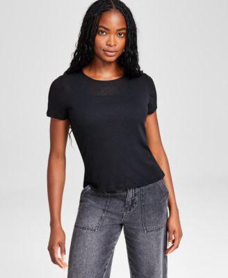 Women's Onion-Skin Crewneck Top, Created for Macy's product image