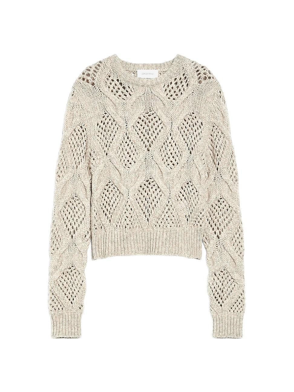 Womens Narvel Wool-Blend Crewneck Sweater Product Image