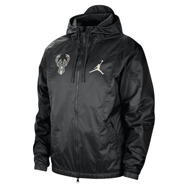 Men's Milwaukee Bucks Courtside Statement Jordan NBA Jacket Product Image