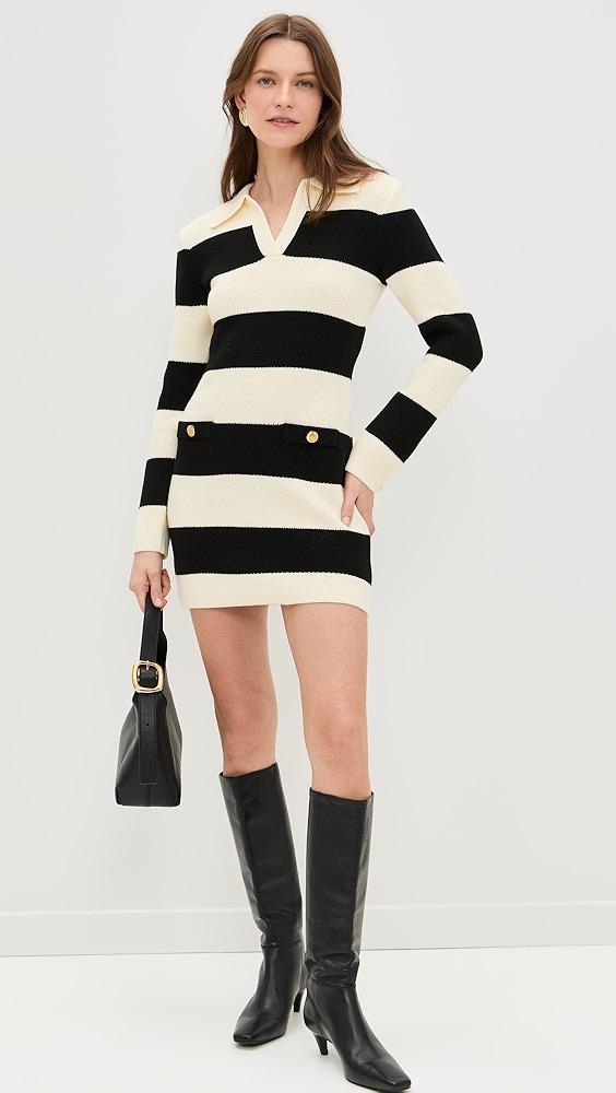 endless rose Striped Knit Mini Dress | Shopbop Product Image