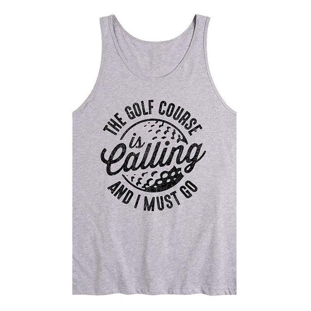 Mens The Golf Course Is Calling Tank Top Product Image