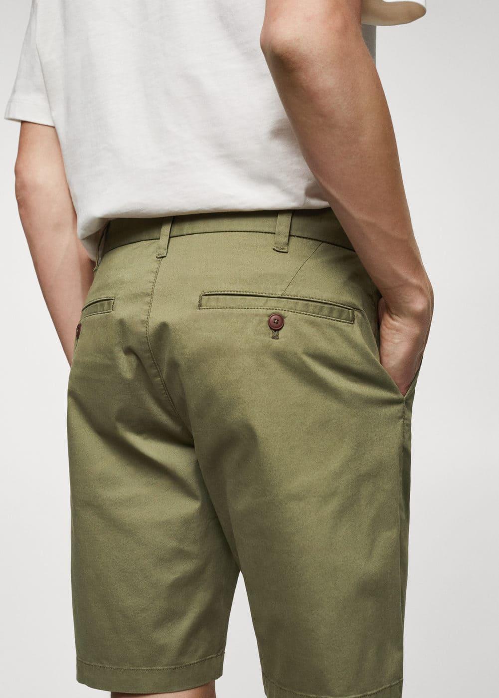 MANGO MAN - Chino Bermuda shorts khakiMen Product Image