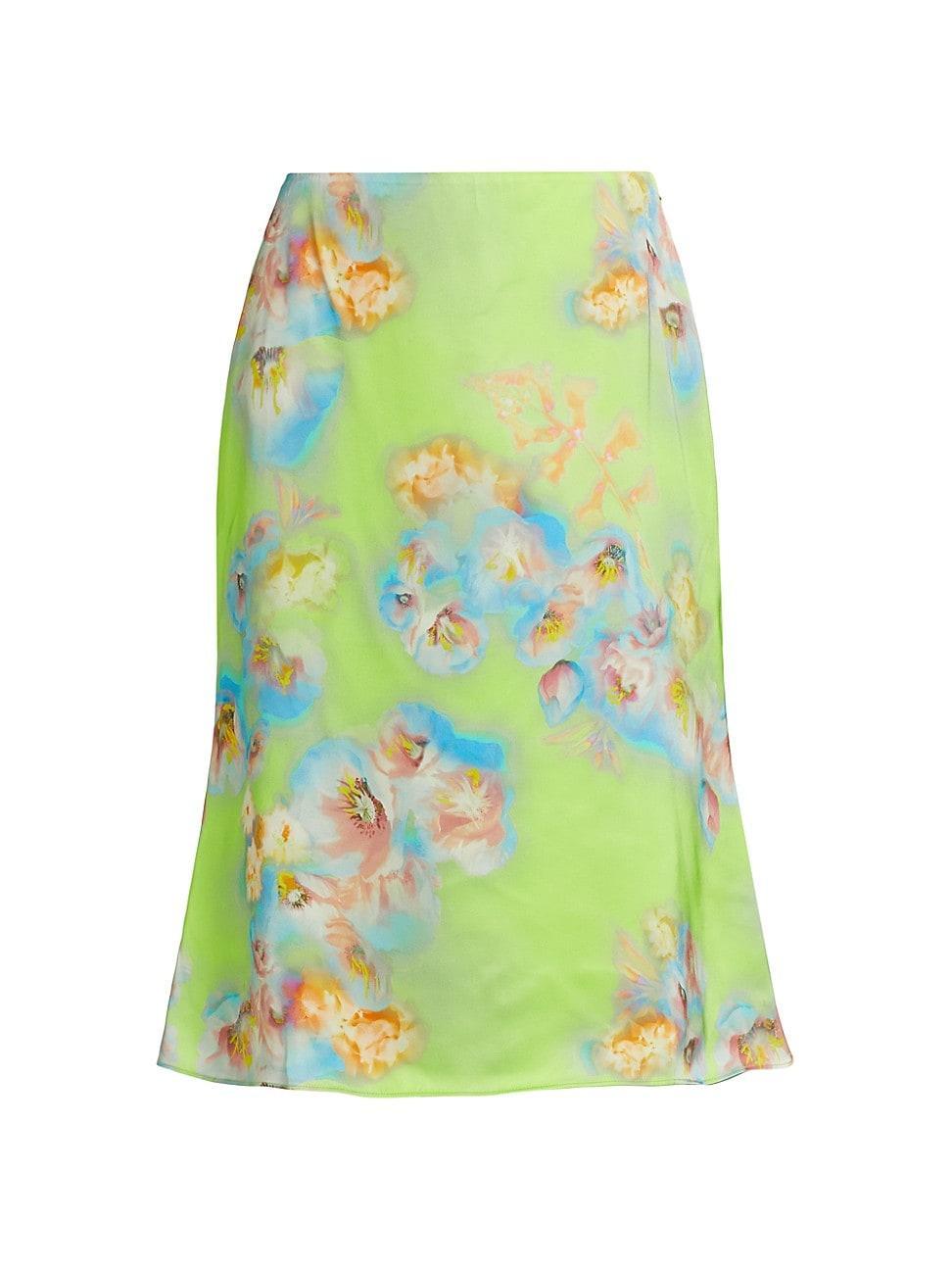 Womens Monalda Floral Midi-Skirt Product Image