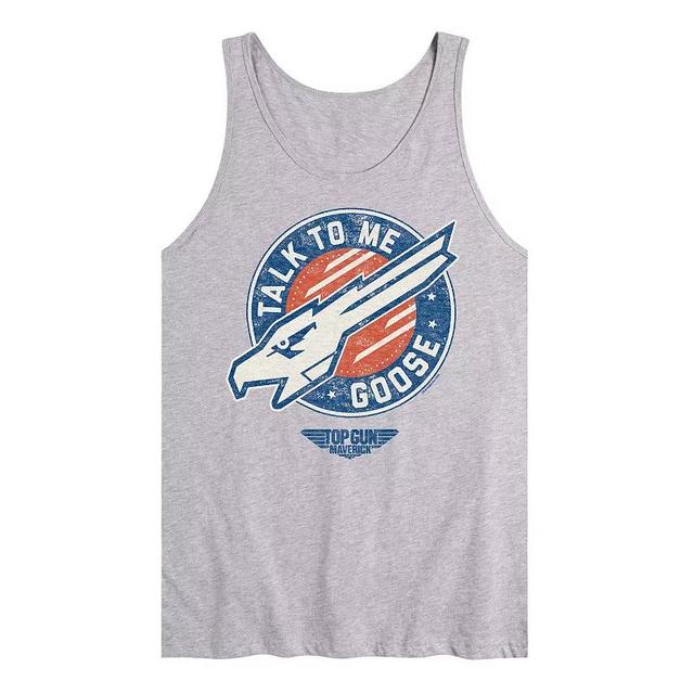 Mens Top Gun Maverick Talk To Me Goose Tank Top Product Image