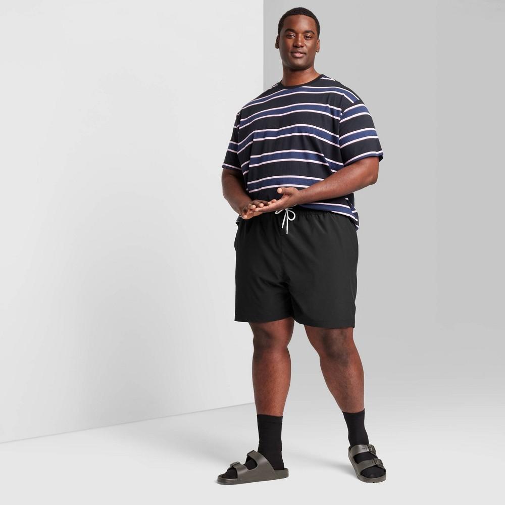 Mens Big & Tall Woven Shorts 6 - Original Use Black 4XL Product Image