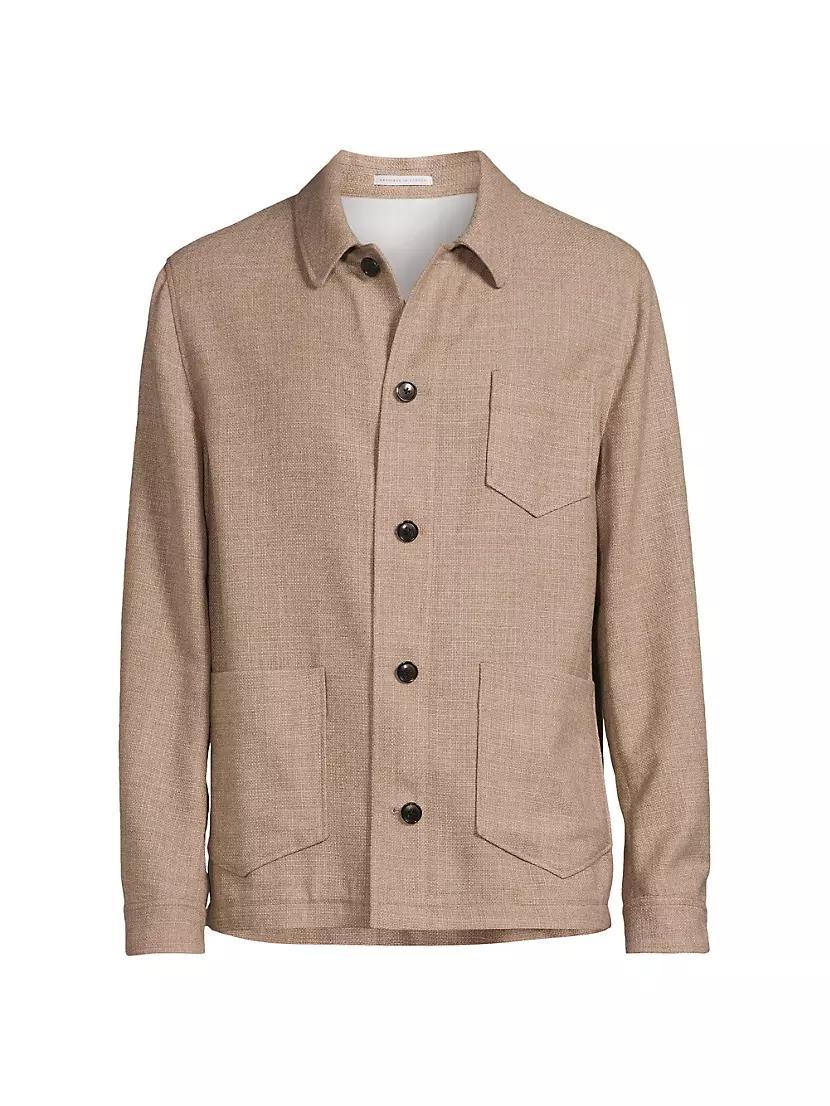 Cart Wool-Blend Shirt Jacket Product Image