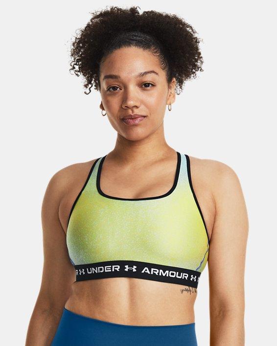 Women's Armour® Mid Crossback Printed Sports Bra Product Image