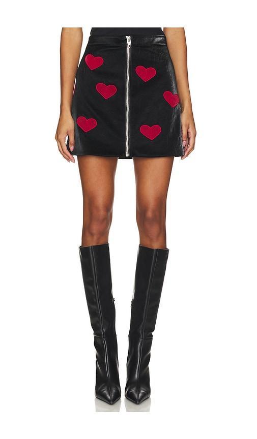 Applique Hearts Palo Skirt Product Image