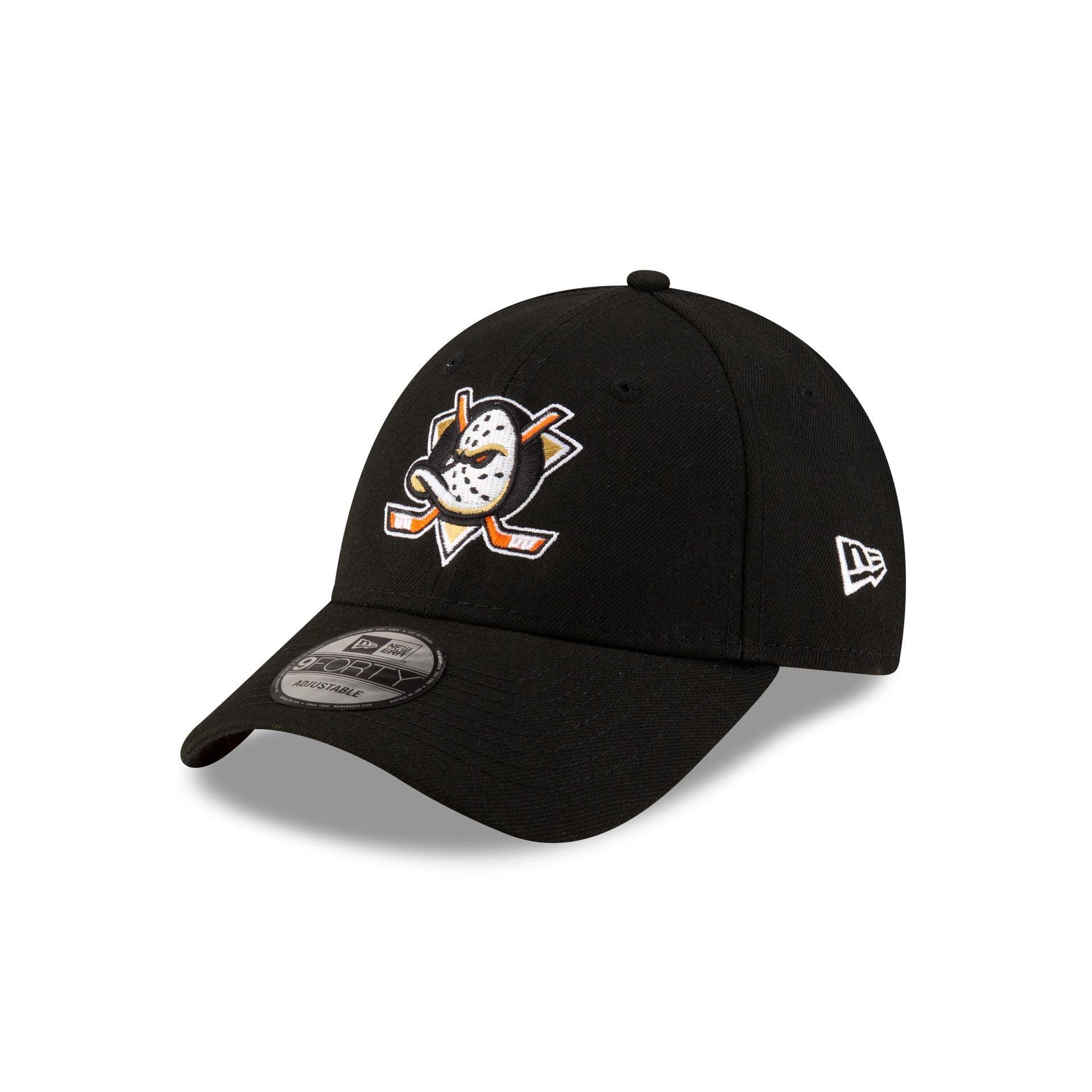 Anaheim Ducks Black 9FORTY Adjustable Hat Male Product Image