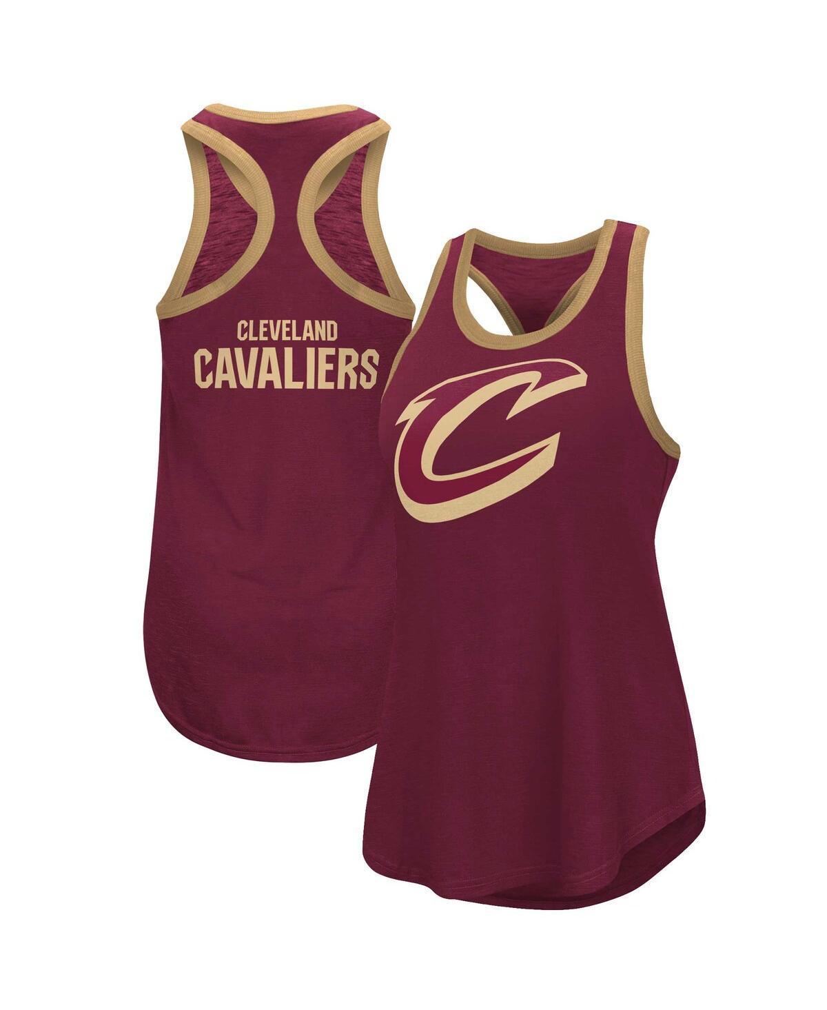 Womens G-iii 4Her by Carl Banks Wine Cleveland Cavaliers Showdown Scoop-Neck Racerback Tank Top Product Image