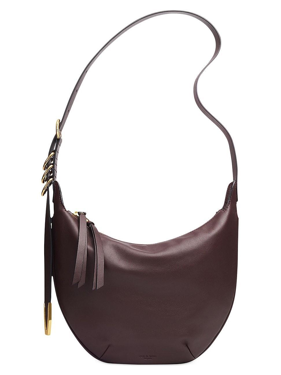 Womens Mini Spire Leather Hobo Bag Product Image