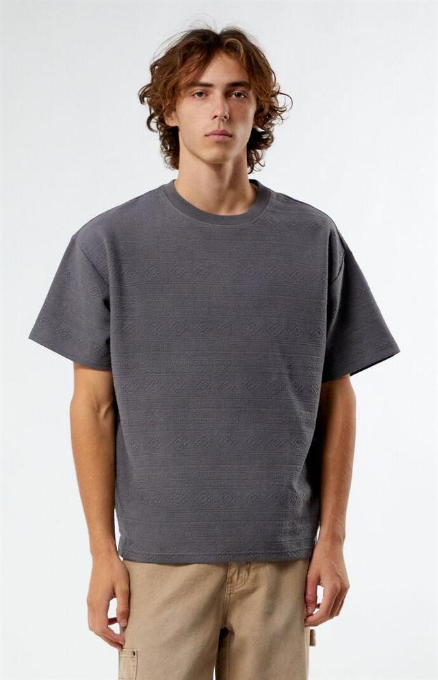 Men's Oversized Jacquard Knit T-Shirt Product Image