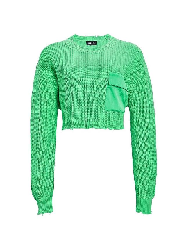 Womens Mid Cropped Devin Sweater Product Image