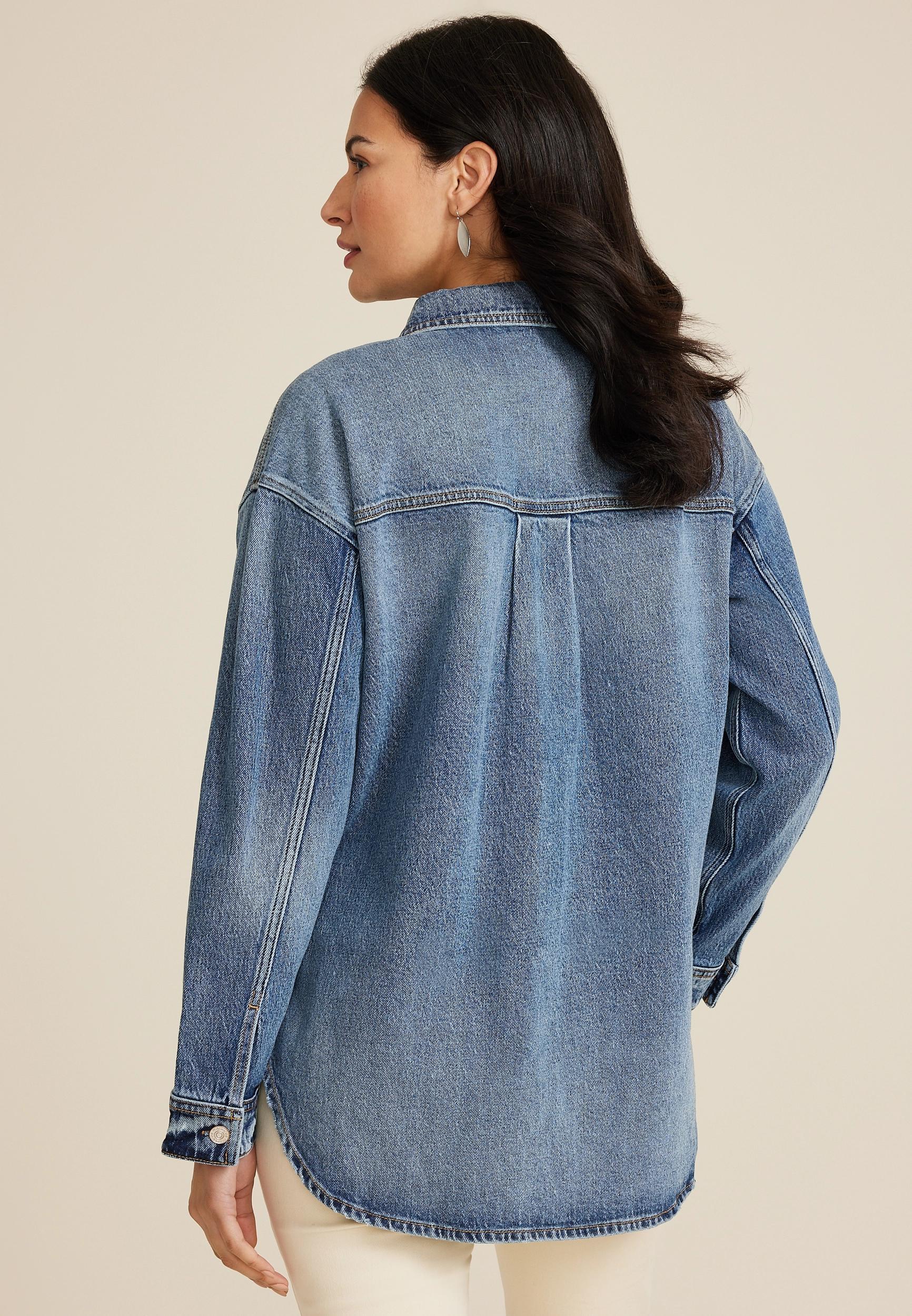 m jeans by maurices™ Denim Shacket Product Image