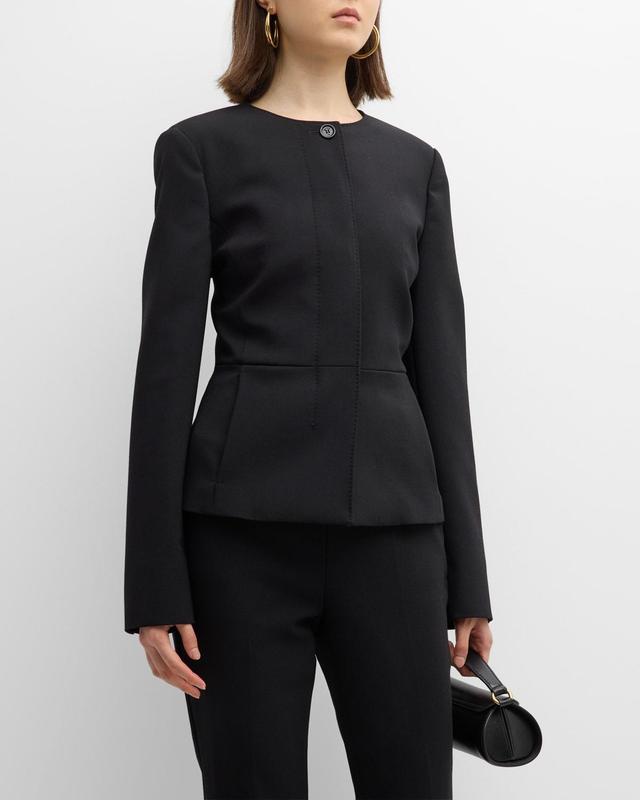 Max Mara Pepli Stretch Virgin Wool Jacket Product Image