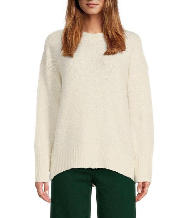 Antonio Melani Lorella Imitation Alpaca Round Neck Long Sleeve Sweater Product Image