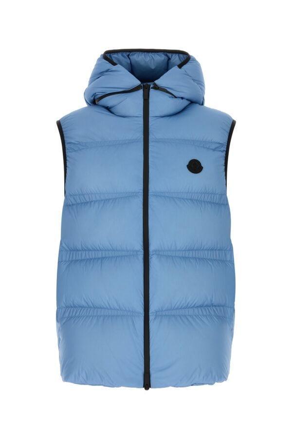 MONCLER Lausen Vest-2 Nd  Male In Blue Product Image