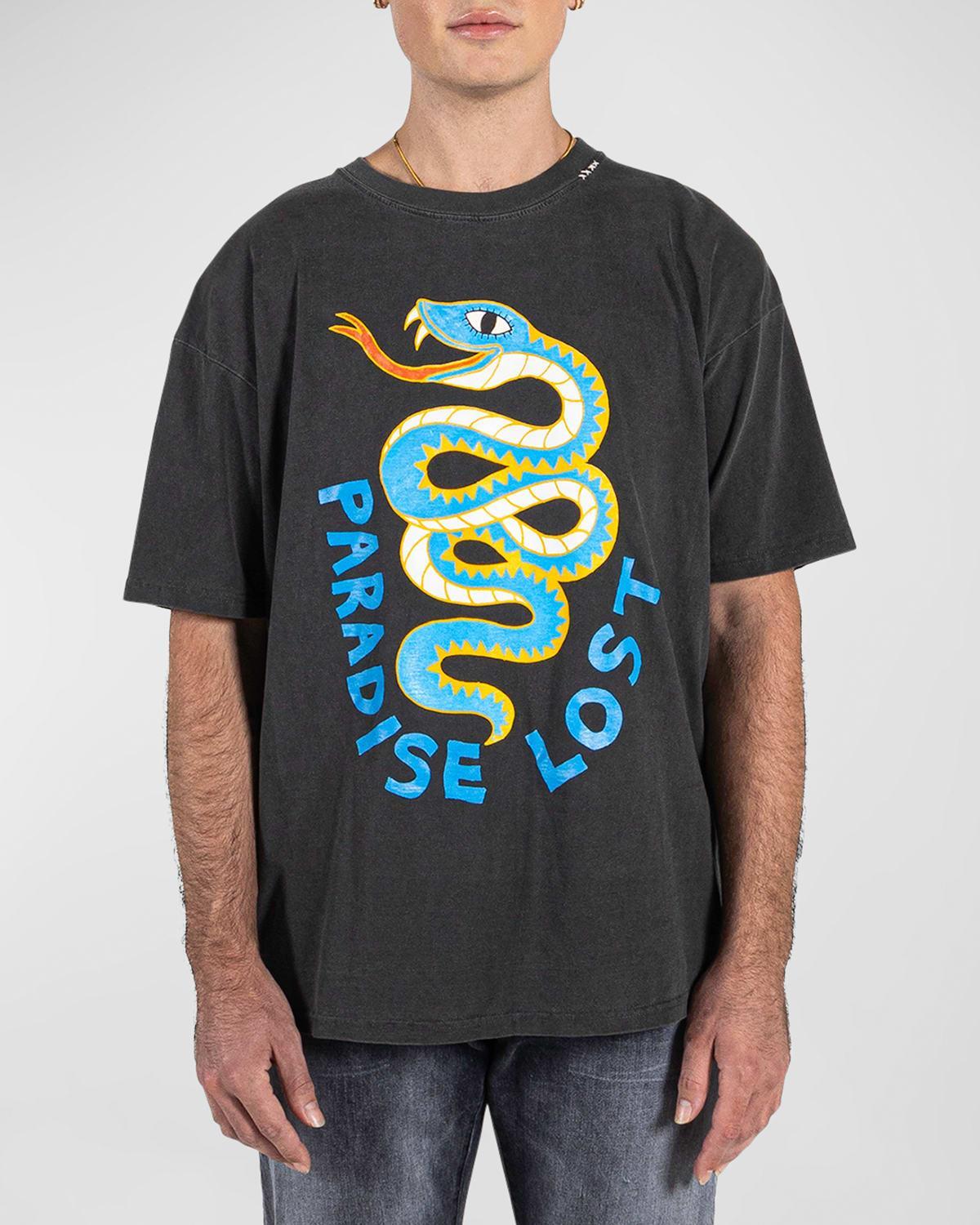 Mens Paradise Snake Short-Sleeve T-Shirt Product Image