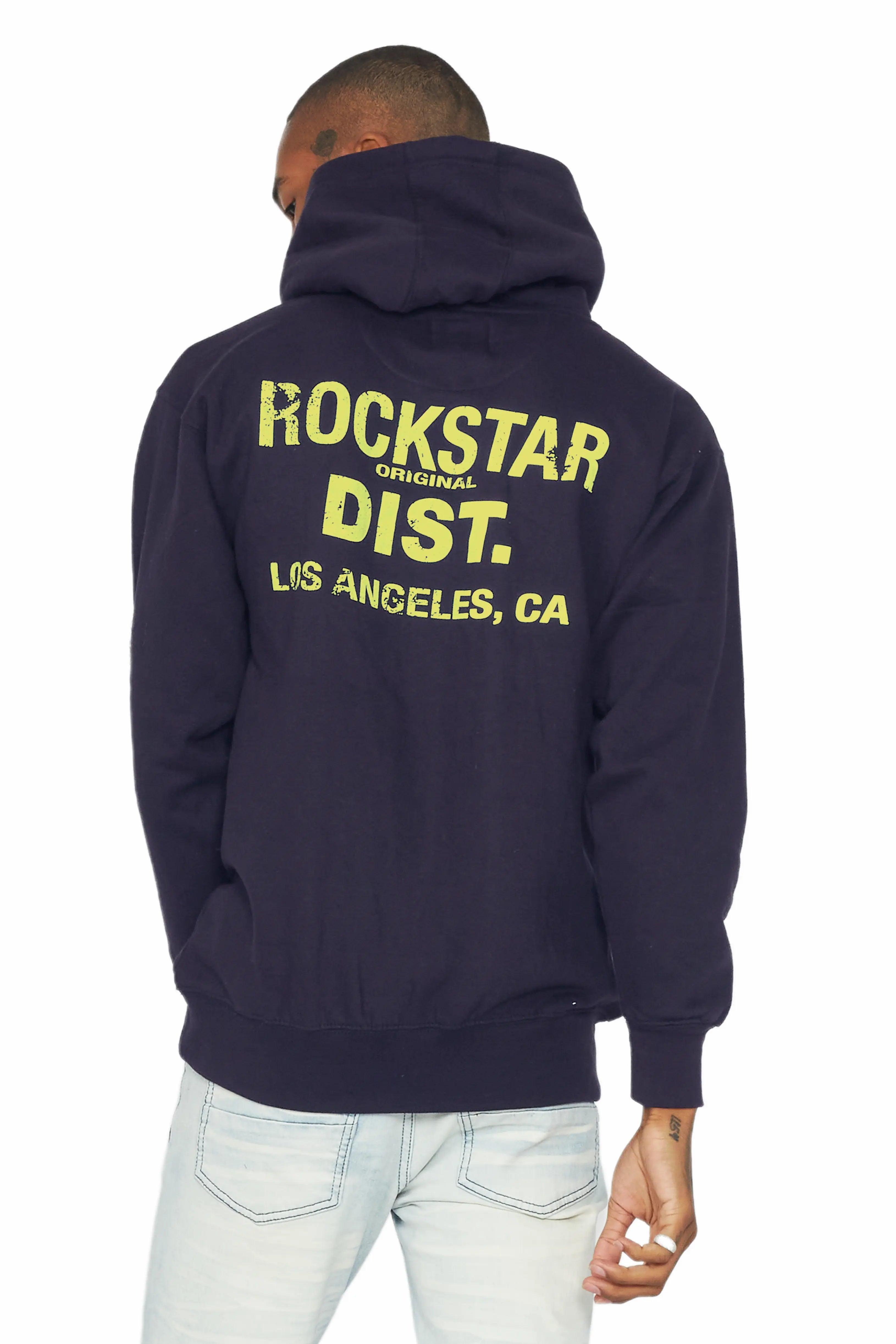 Dalasia Navy Oversized Hoodie Female Product Image