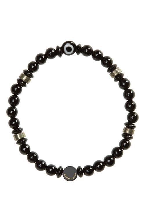 Caputo & Co. Mens Evil Eye Beaded Stretch Bracelet Product Image