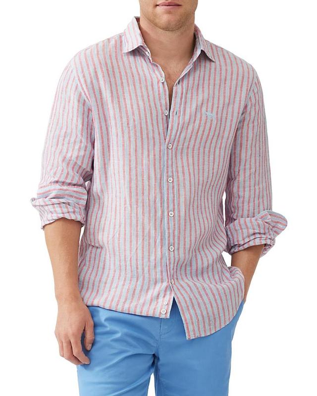 Rodd & Gunn McLean Park Slim Fit Linen Shirt Product Image