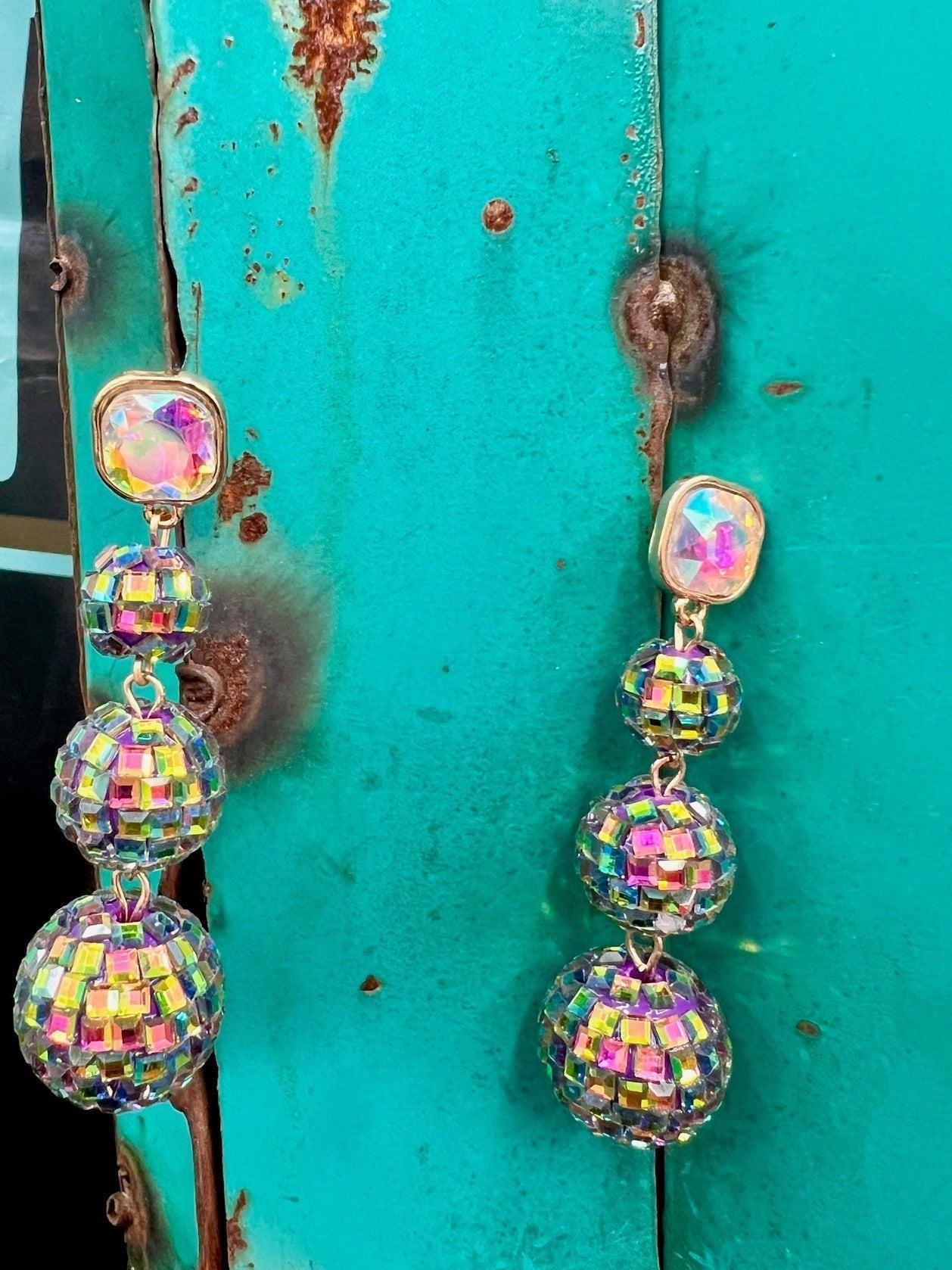 Disco Ball Earrings Product Image